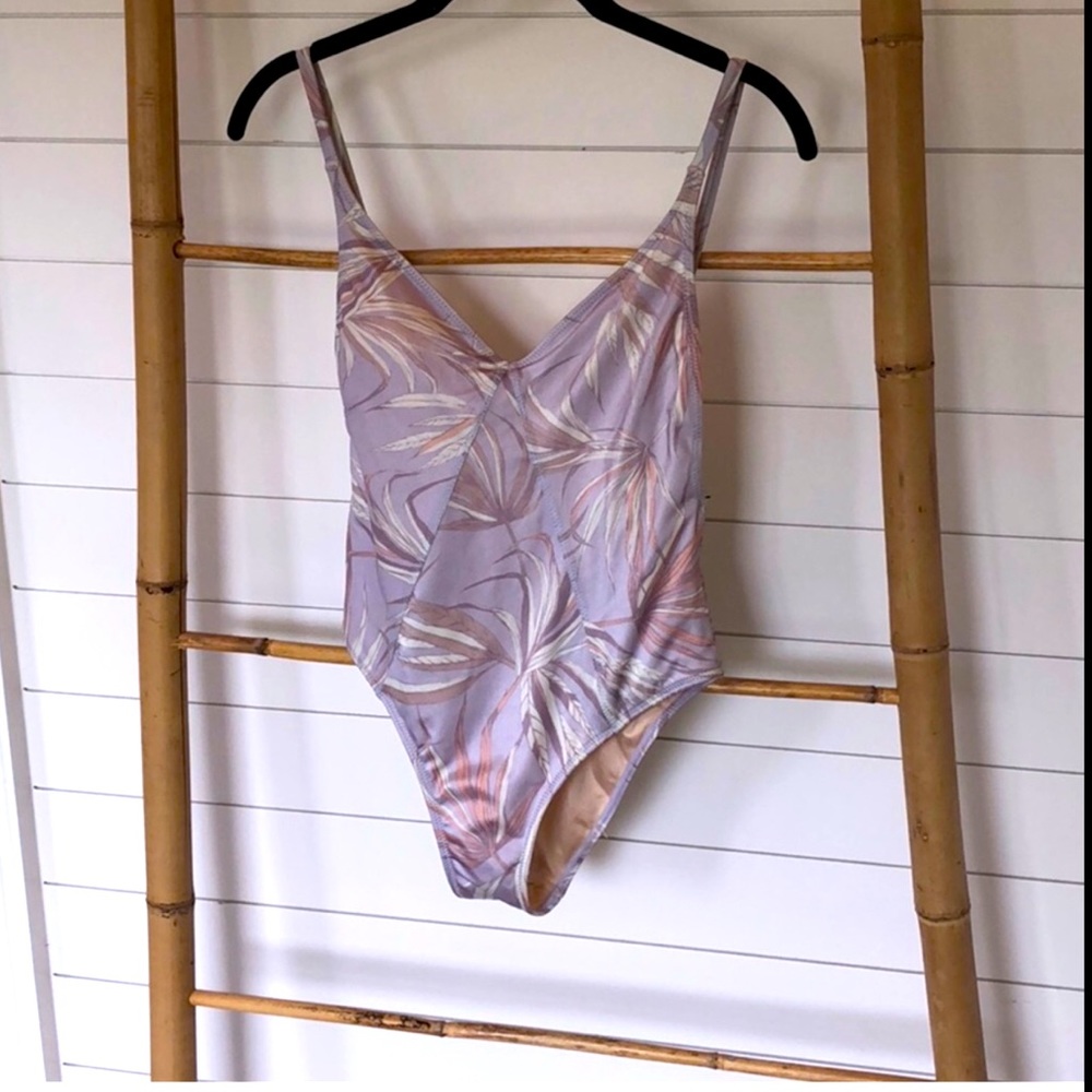 L.A. Hearts purple one piece swimsuit